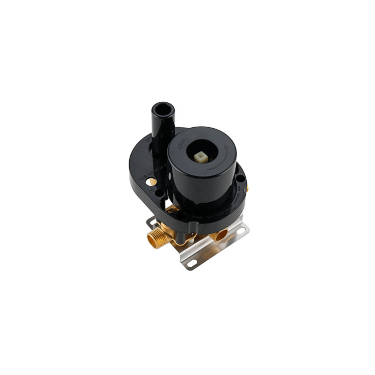 Matte Black Brass Wall Mounted Handheld Shower System