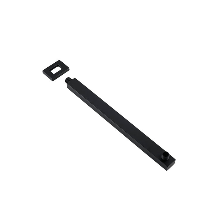 Matte Black Brass Wall Mounted Handheld Shower System