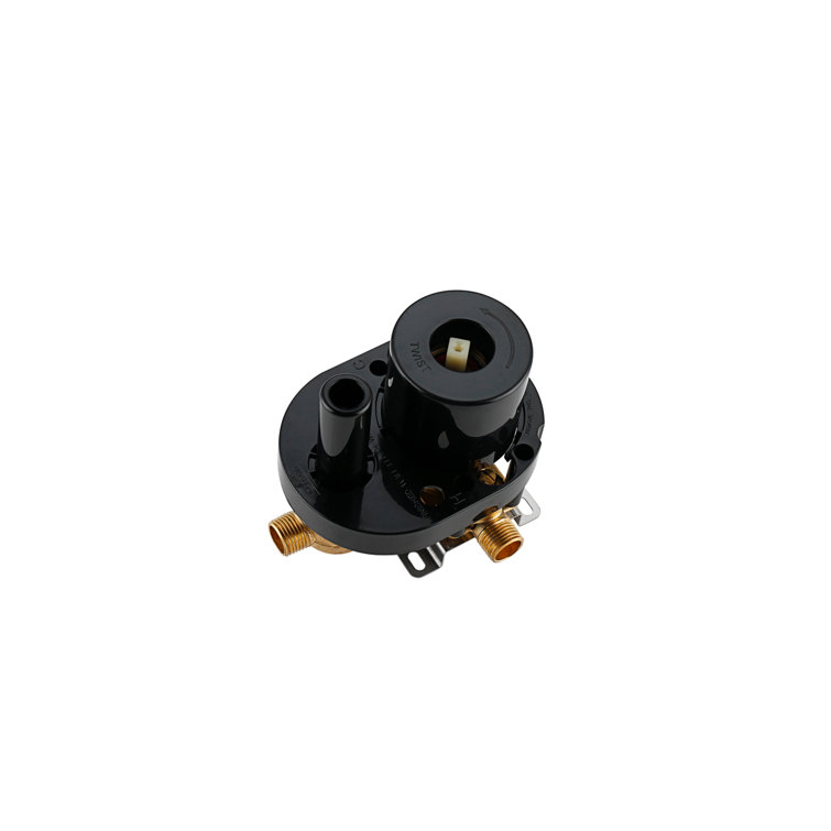 Matte Black Brass Wall Mounted Handheld Shower System