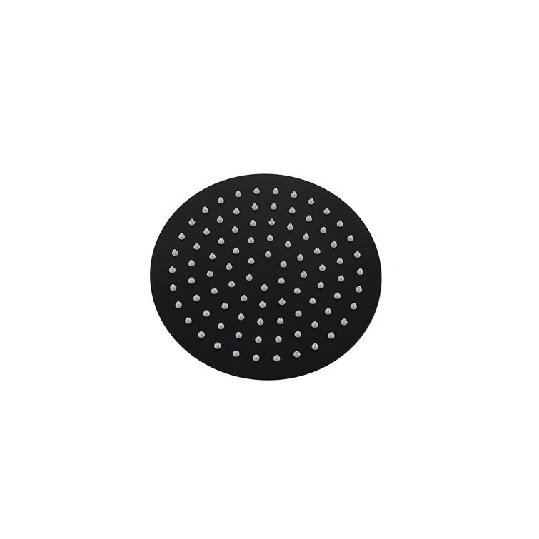 Matte Black Brass Wall Mounted Handheld Shower System