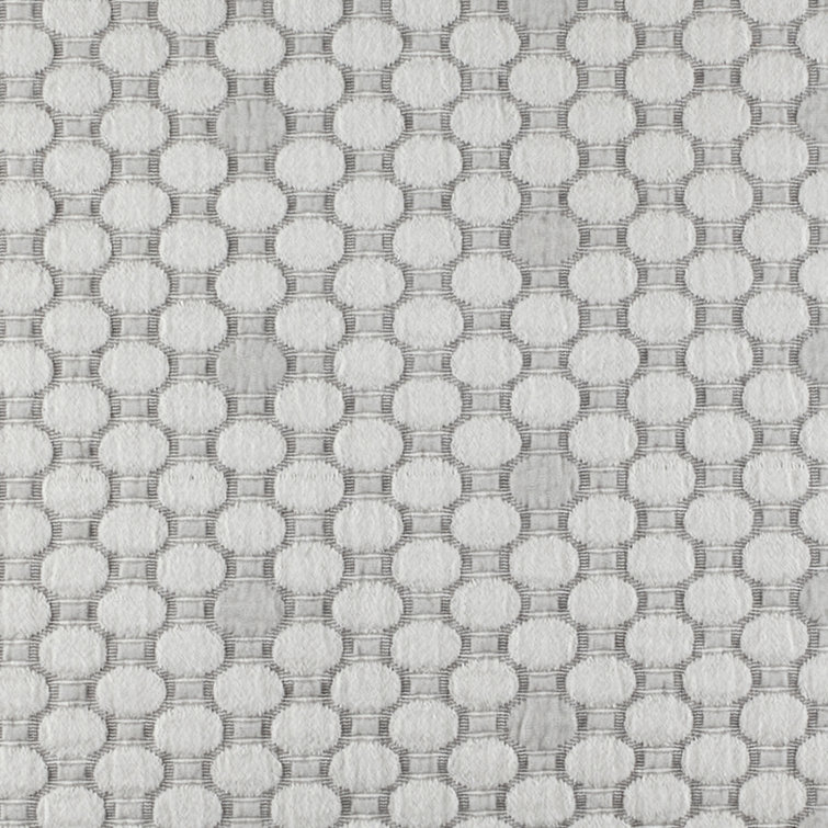 Lodi Silver Cotton Standard Matelasse Sham