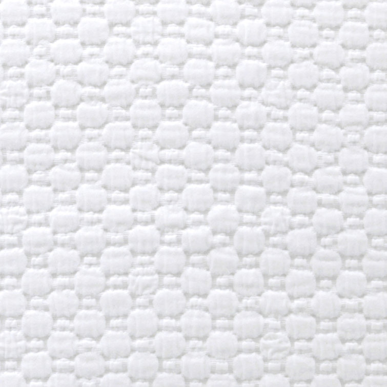 Portuguese Cotton King Coverlet in Crisp White