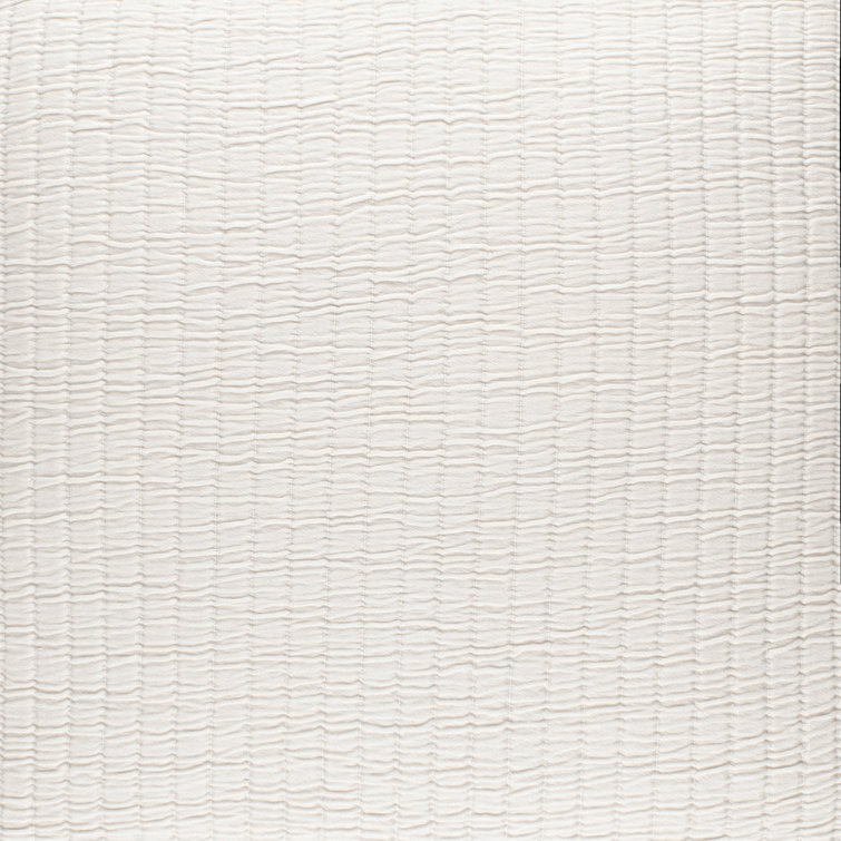 Ivory Ribbed Weave Twin Coverlet