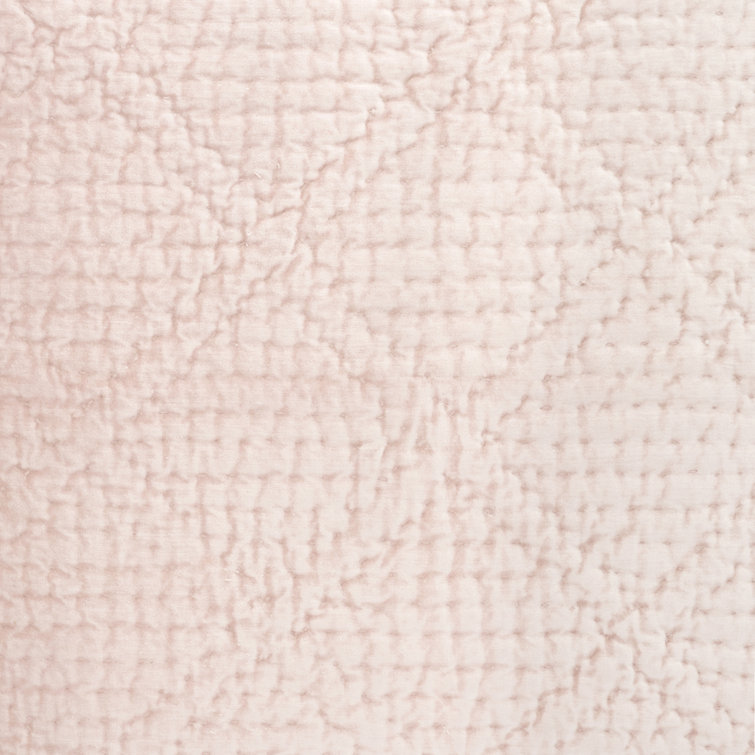 Full/Queen Slipper Pink Velvet Quilt Set