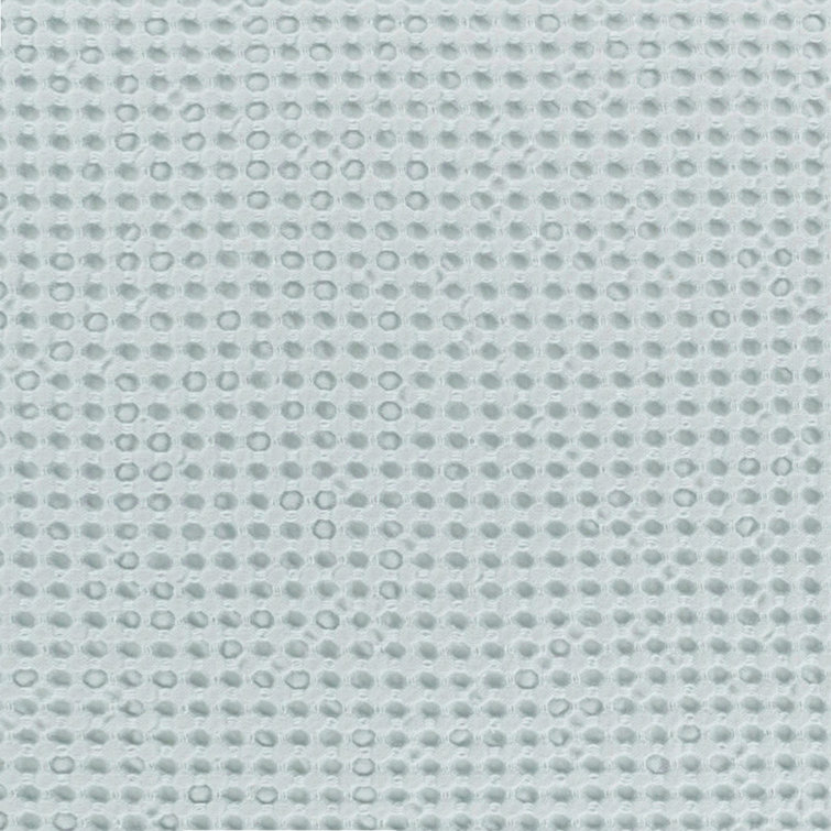 Sky Blue Cotton Waffle Weave Queen Coverlet