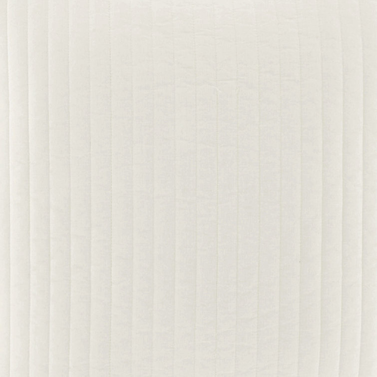 Ivory Cotton Full Reversible Quilt with Down Alternative Fill