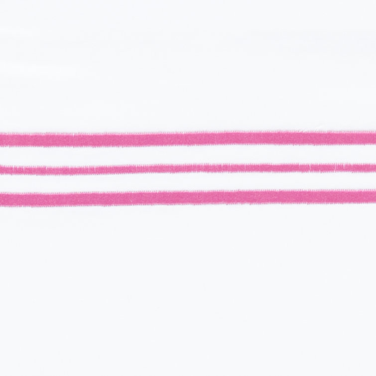 King Size Fuchsia Cotton Duvet Cover with Button Closure