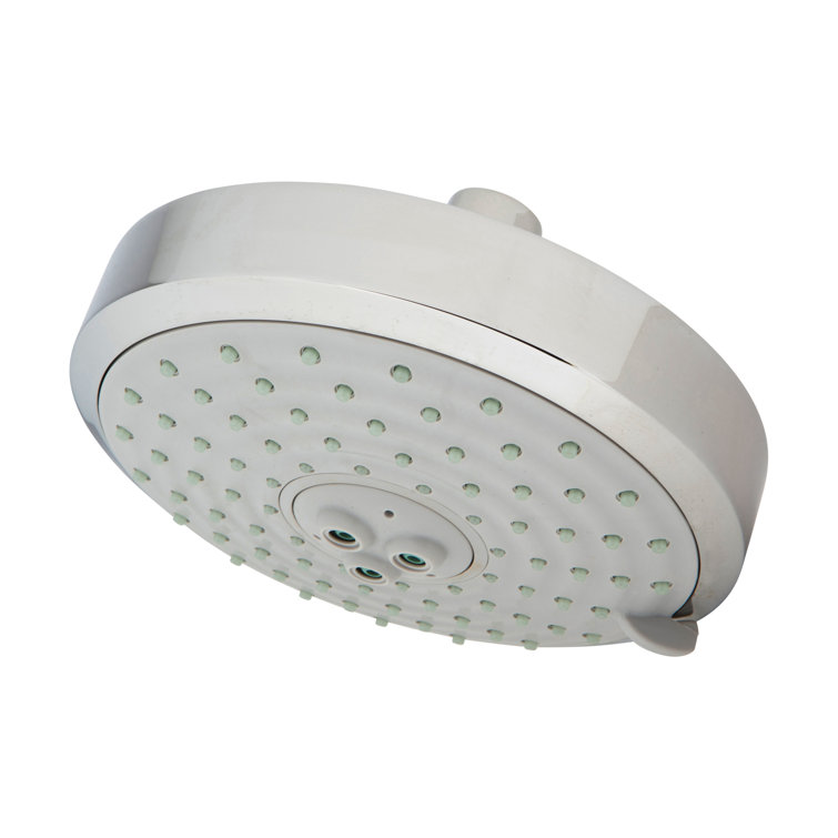 Polished Chrome Adjustable Height Wall Mounted Shower Head