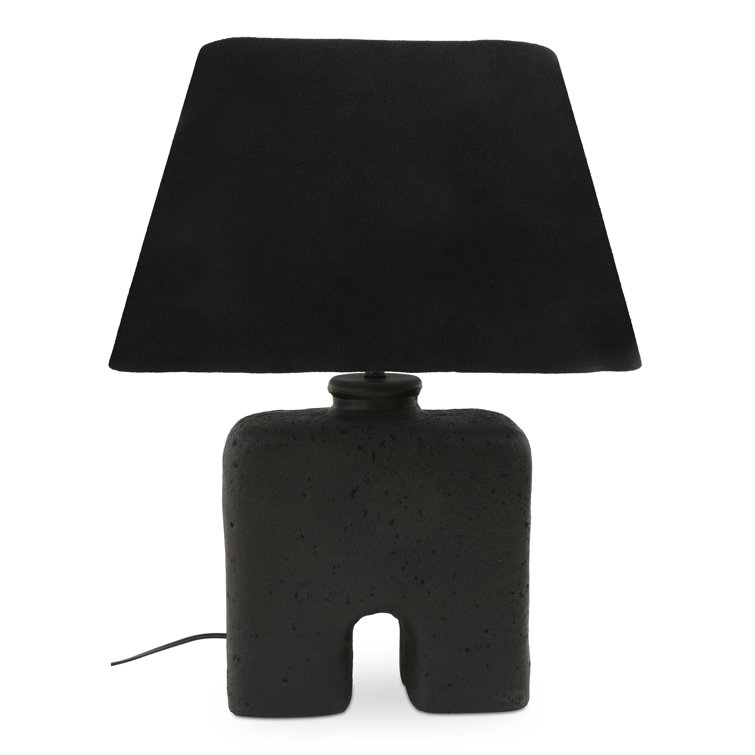 Yara Black EcoMix Arc Table Lamp
