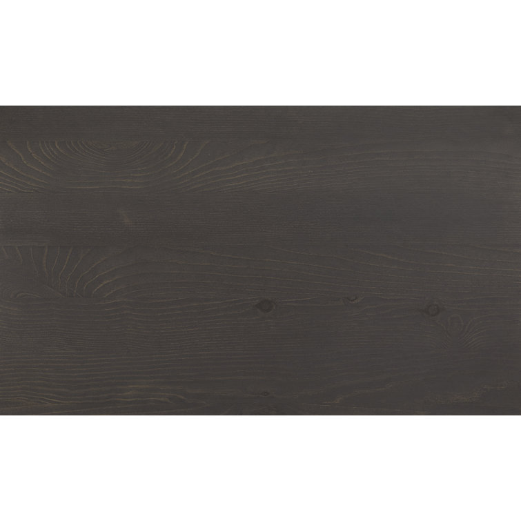 Transitional Brown and Gray King Wood Panel Bed
