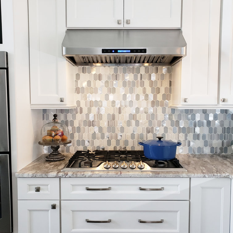 36'' Brushed Stainless Steel Under Cabinet Range Hood