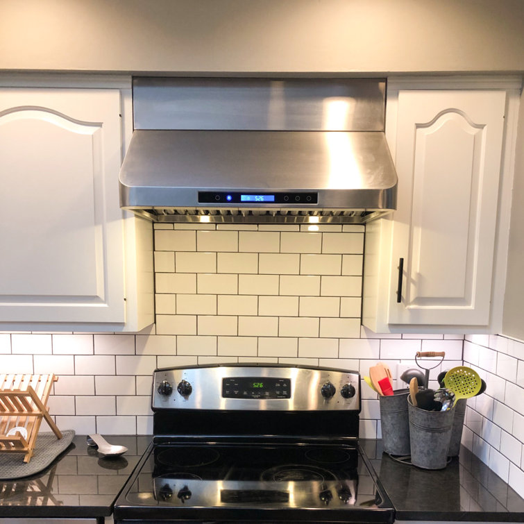 36'' Brushed Stainless Steel Under Cabinet Range Hood