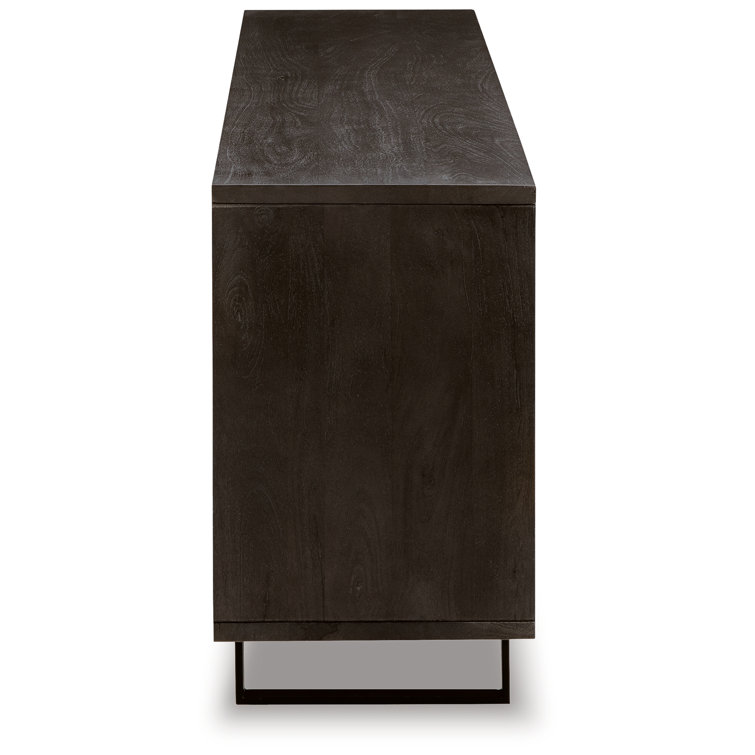 Bellwick Transitional 80'' Wide Adjustable Shelving Office Cabinet in Beige/Brown