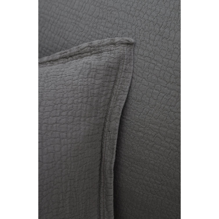 Taupe Greige Cotton Rectangular Throw Pillow