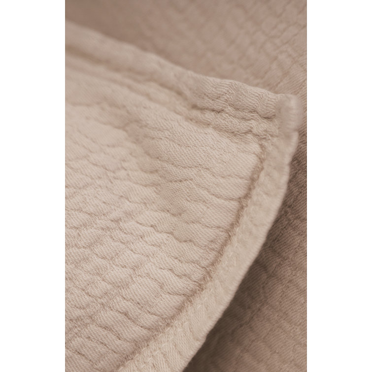 Blush Pink Twin Cotton Duvet Cover Set with Standard Sham