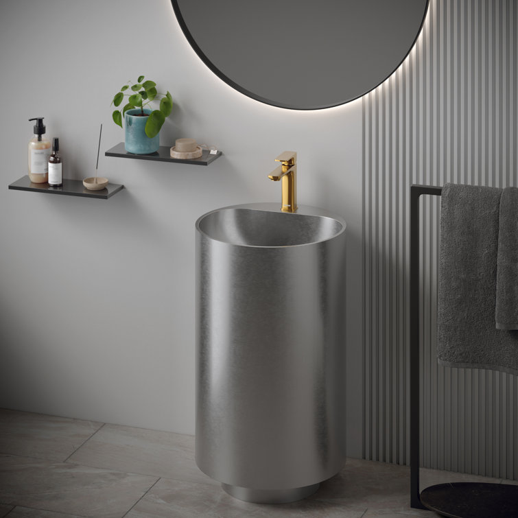 Karran Cinox 16.5'' Stainless Steel Circular Bathroom Sink
