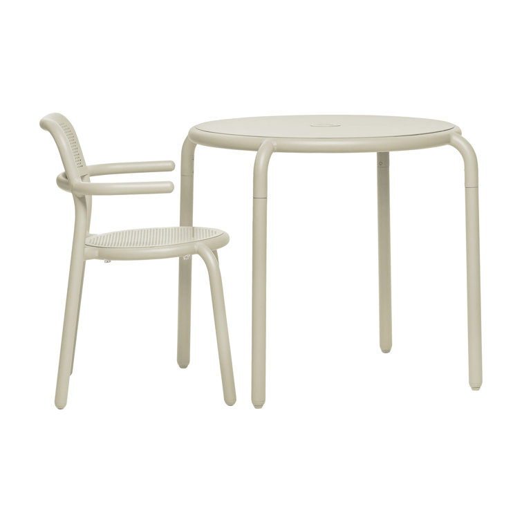 Toni Bistreau Desert Powder-Coated Aluminum Outdoor Bistro Table