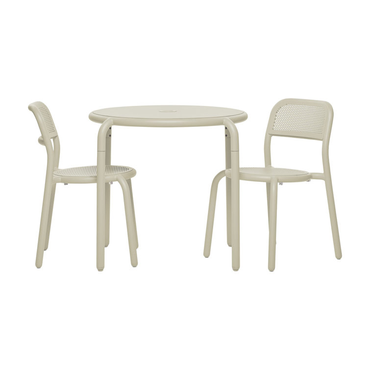 Toni Bistreau Desert Powder-Coated Aluminum Outdoor Bistro Table
