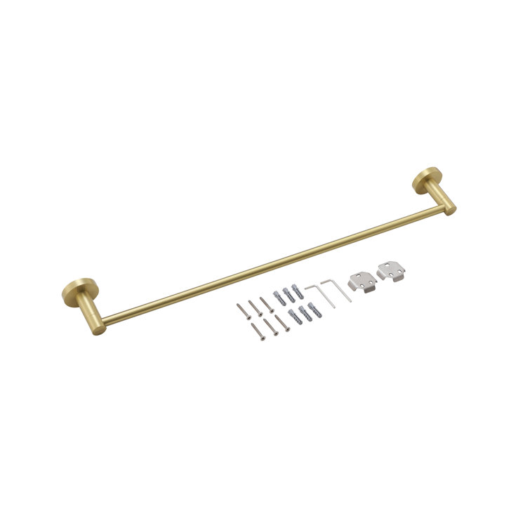 Brushed Gold Stainless Steel 3-Piece Bathroom Hardware Set