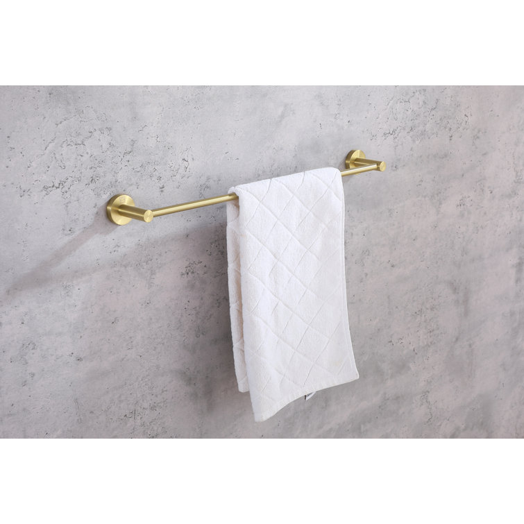 Brushed Gold Stainless Steel 3-Piece Bathroom Hardware Set