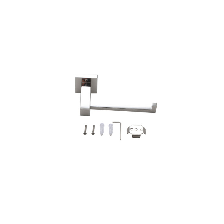 Chrome Stainless Steel 4-Piece Bathroom Hardware Set