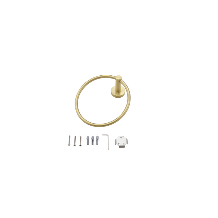 Freya Brushed Gold 4-Piece Stainless Steel Bathroom Hardware Set