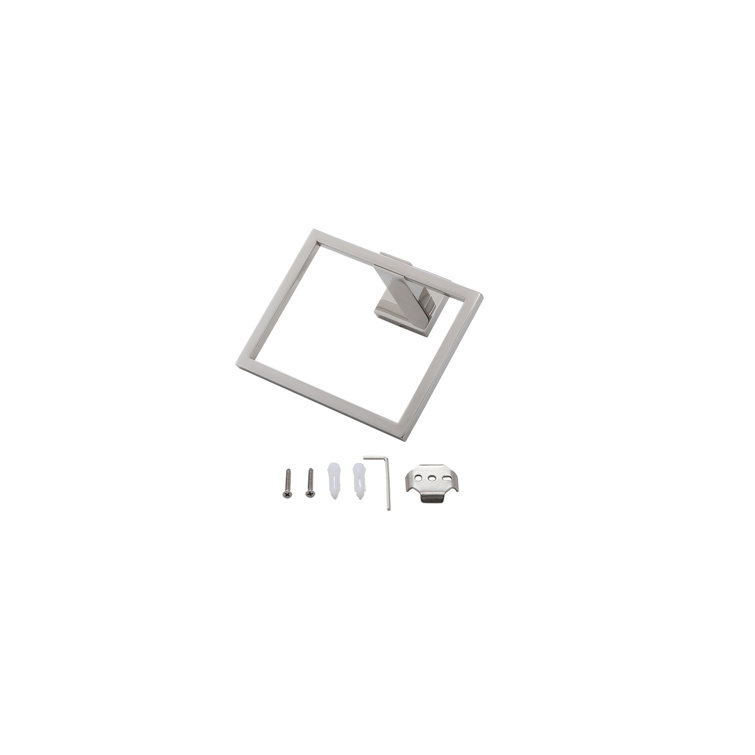Chrome Stainless Steel 4-Piece Bathroom Hardware Set