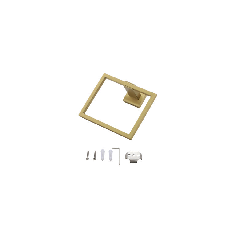 Brushed Gold Stainless Steel 4-Piece Bathroom Hardware Set