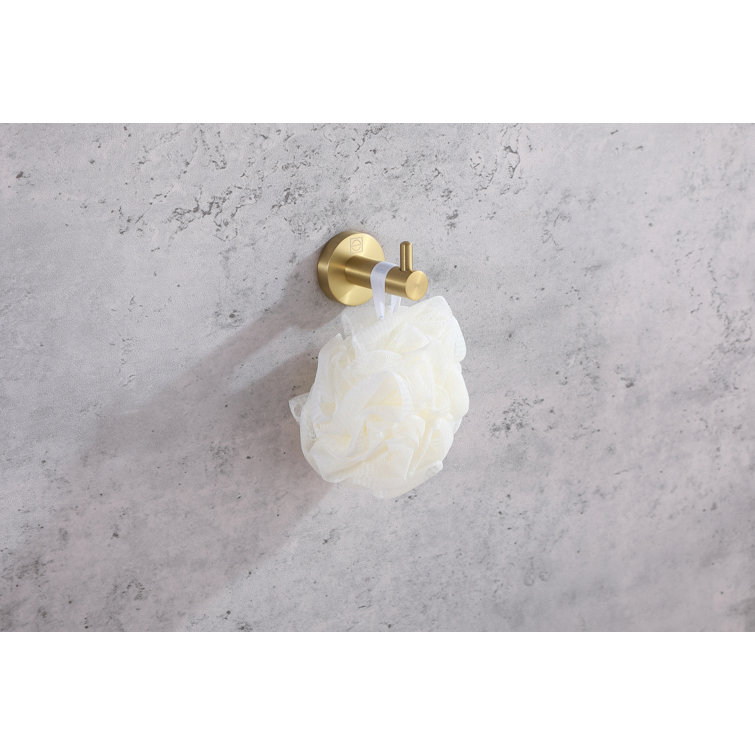 Brushed Gold Stainless Steel 3-Piece Bathroom Hardware Set