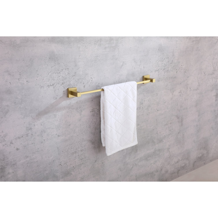 Brushed Gold Stainless Steel Bathroom Hardware Set