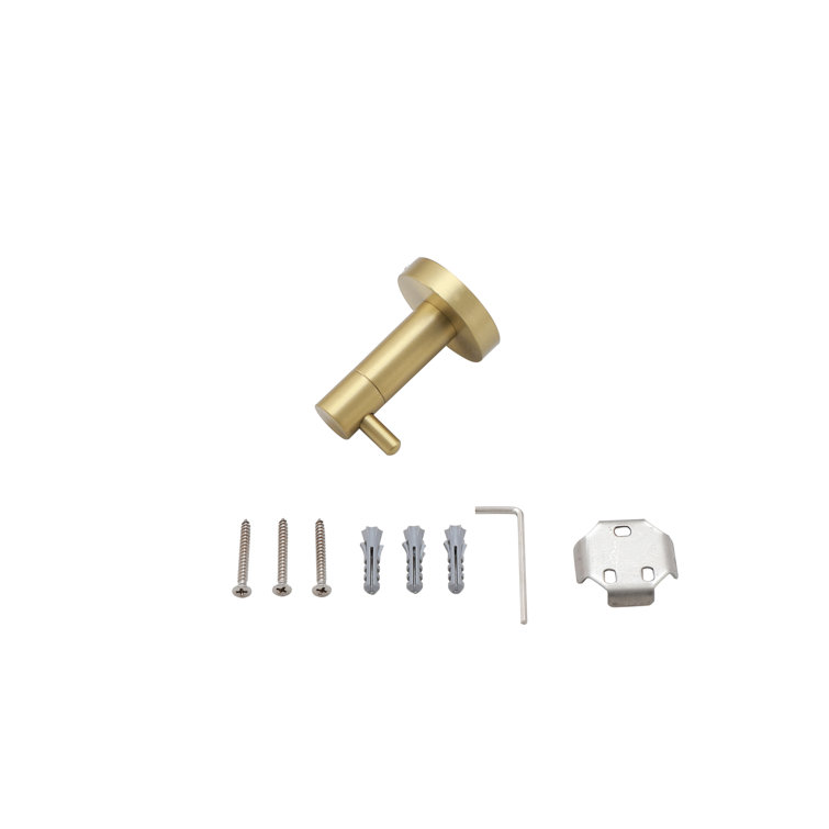 Brushed Gold Stainless Steel 3-Piece Bathroom Hardware Set