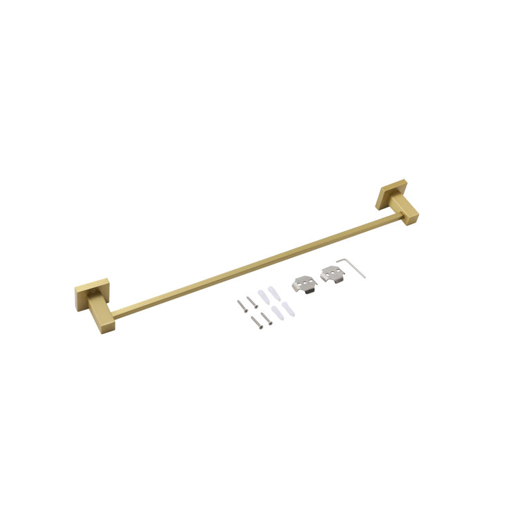 Brushed Gold Stainless Steel Bathroom Hardware Set