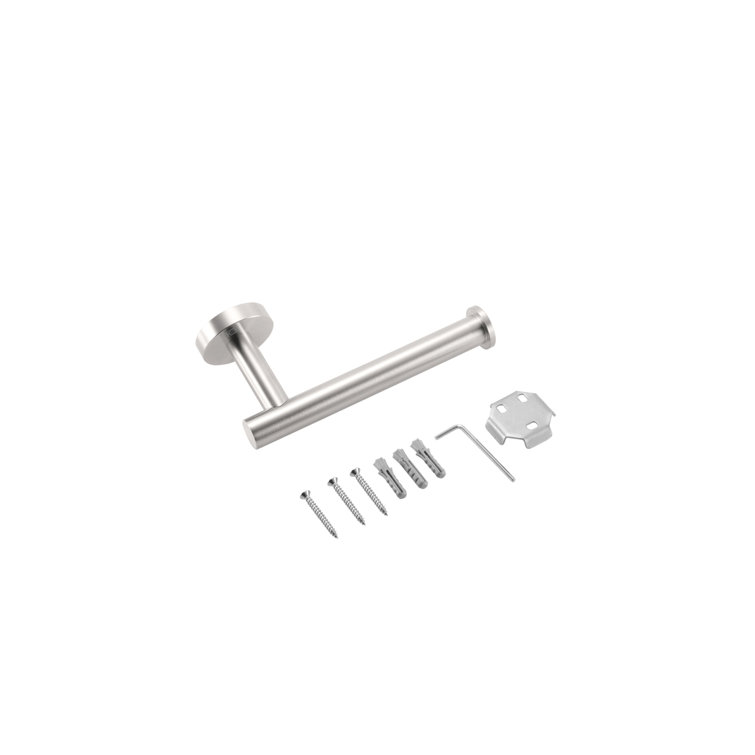 Freya Brushed Nickel 4-Piece Stainless Steel Bathroom Hardware Set