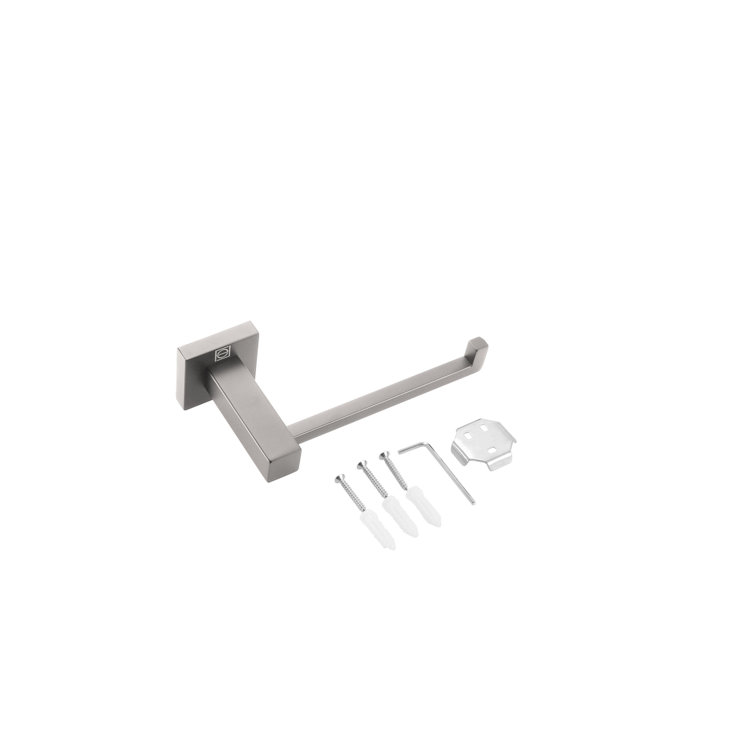 Brushed Nickel 3-Piece Stainless Steel Bathroom Hardware Set