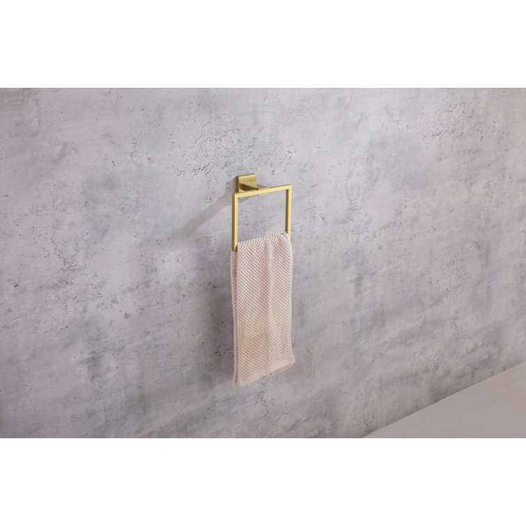 Brushed Gold Stainless Steel 4-Piece Bathroom Hardware Set