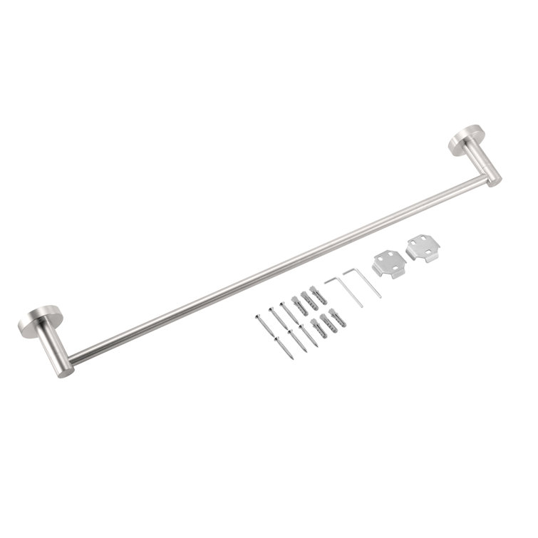 Freya Brushed Nickel 4-Piece Stainless Steel Bathroom Hardware Set