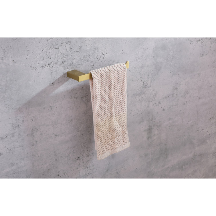Brushed Gold Stainless Steel 4-Piece Bathroom Hardware Set