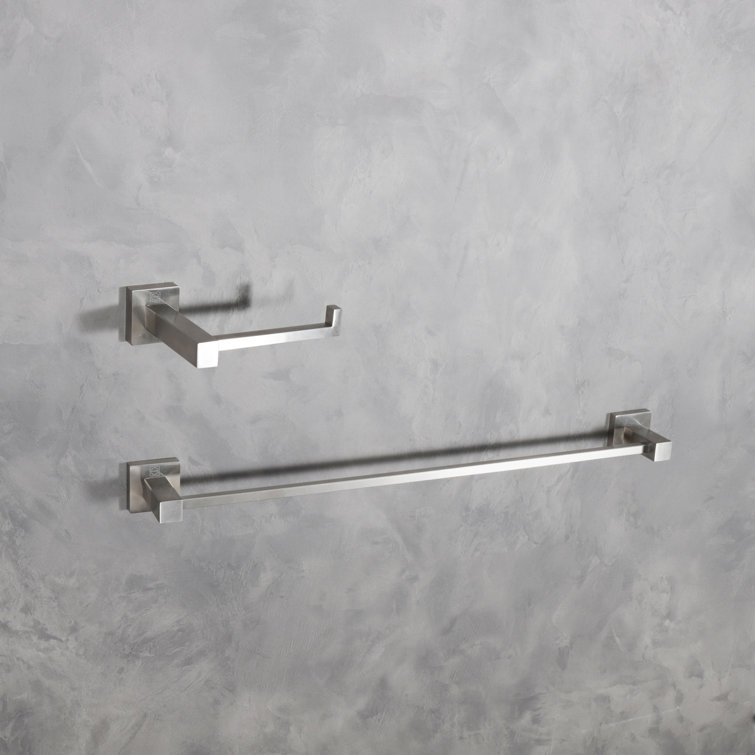 Brushed Nickel Stainless Steel Bathroom Hardware Set