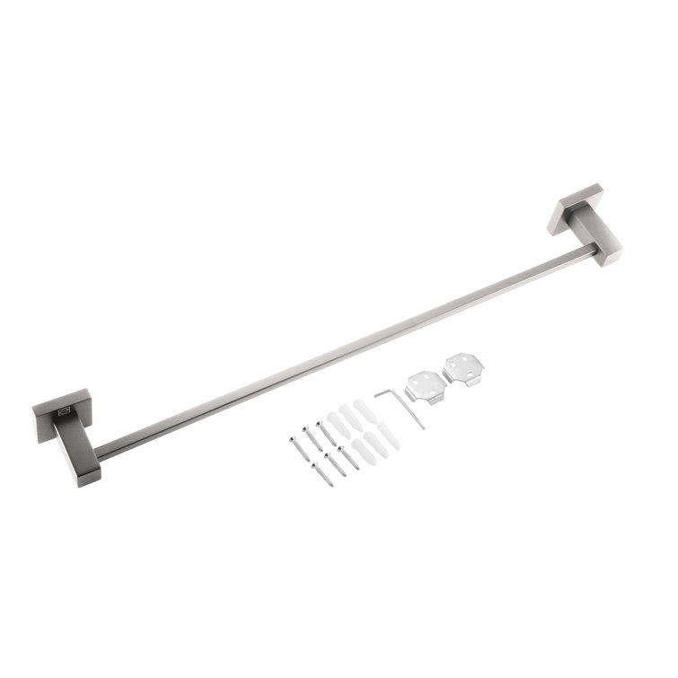 Brushed Nickel 3-Piece Stainless Steel Bathroom Hardware Set