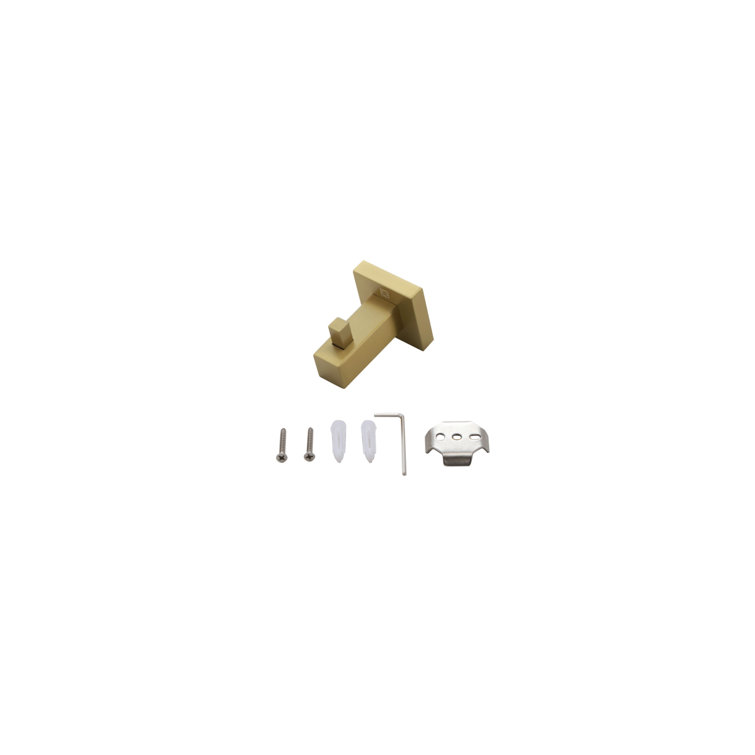 Brushed Gold Stainless Steel 4-Piece Bathroom Hardware Set