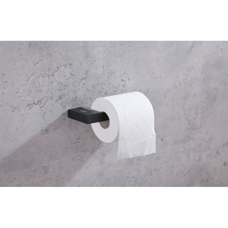 Matte Black Stainless Steel 3-Piece Bathroom Hardware Set