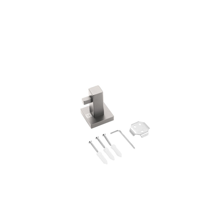 Brushed Nickel 3-Piece Stainless Steel Bathroom Hardware Set