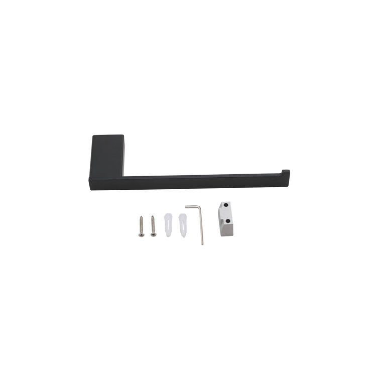 Matte Black Stainless Steel 3-Piece Bathroom Hardware Set