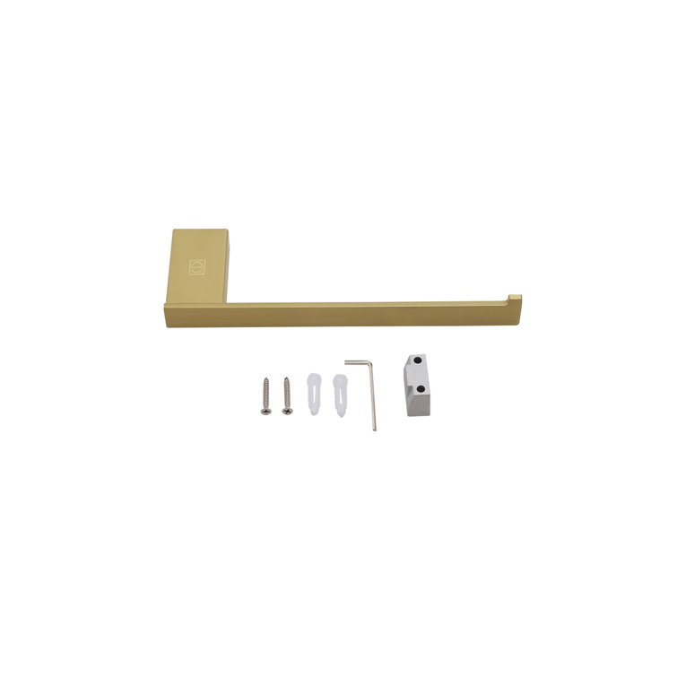 Brushed Gold Stainless Steel 4-Piece Bathroom Hardware Set