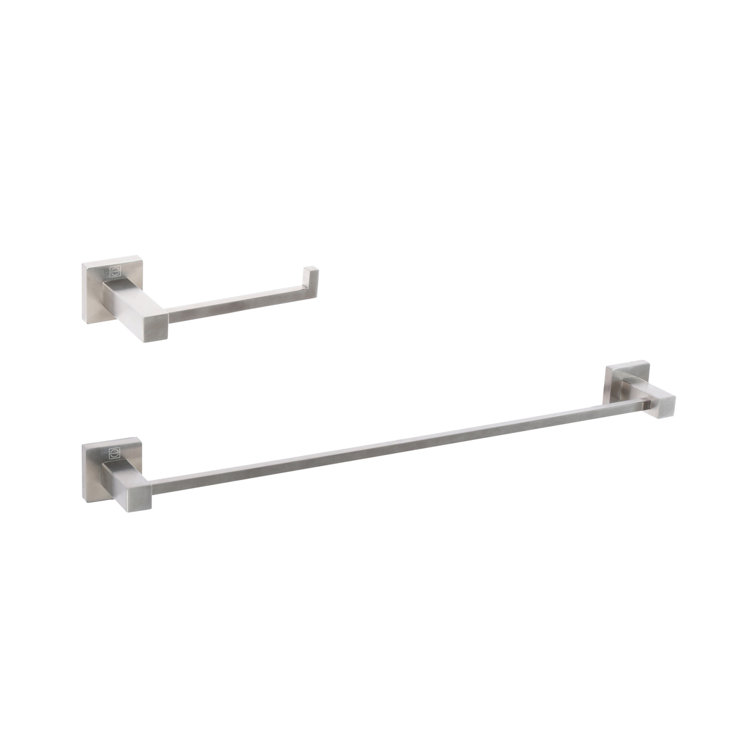 Brushed Nickel Stainless Steel Bathroom Hardware Set