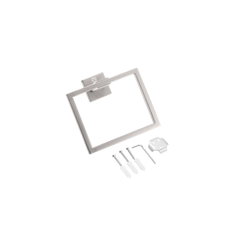 Brushed Nickel 4-Piece Stainless Steel Bathroom Hardware Set