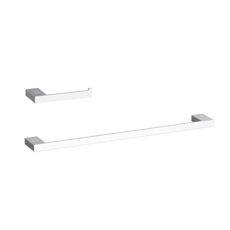 Sofia Chrome Stainless Steel Bathroom Hardware Set