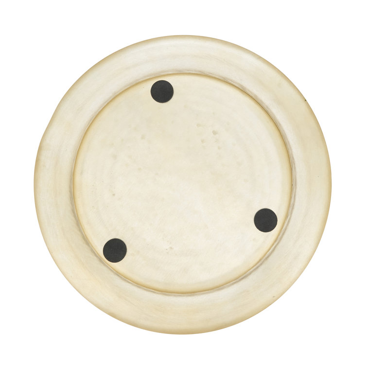 Gold Polished Rimmed Aluminum Charger Set of 4