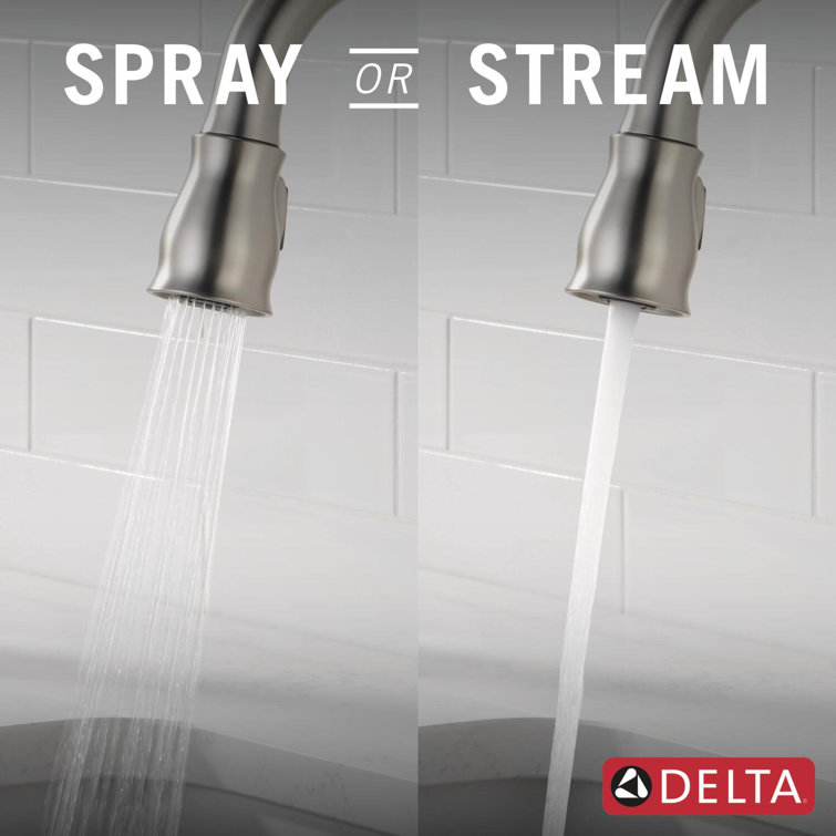 Spotshield Stainless Steel Touchless Bar Faucet with Pull-out Spray