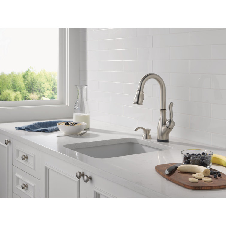 Spotshield Stainless Steel Touchless Bar Faucet with Pull-out Spray